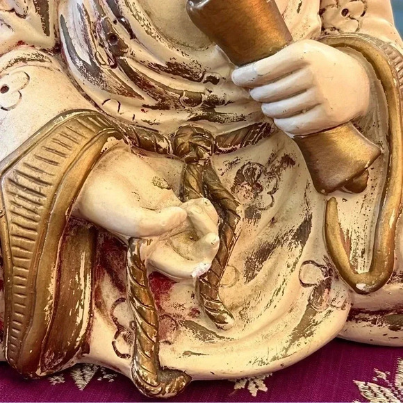 Vintage Pair of Porcelain Oriental Figurines - Picture 7 of 7